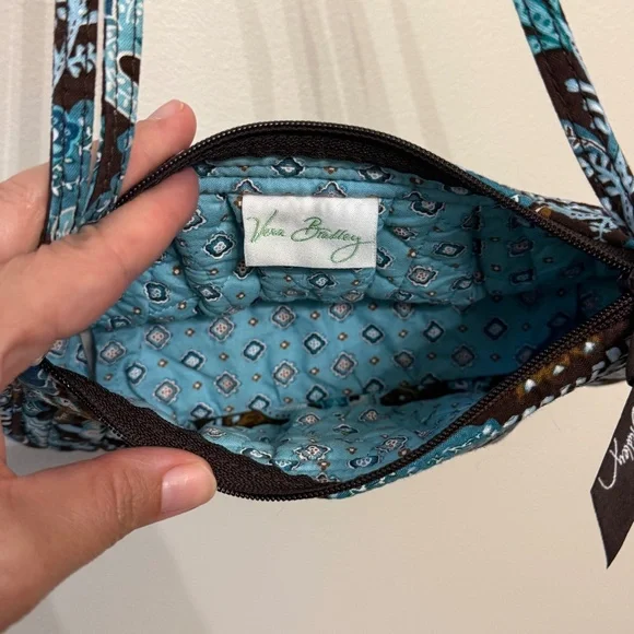Vera Bradley Retired Java Blue Frannie - Picture 4 of 4